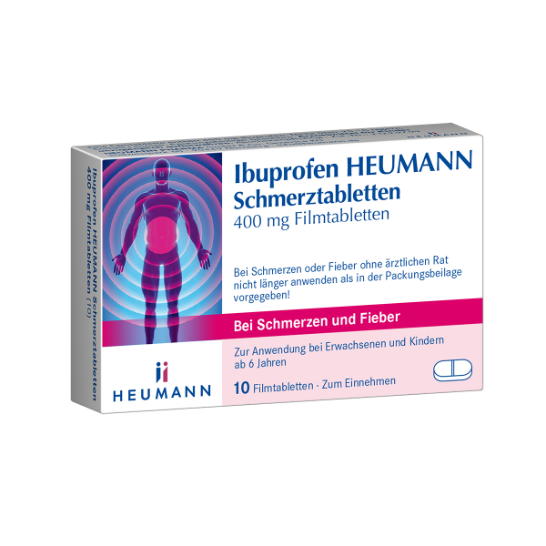 Abbildung für IBUPROFEN Heumann Schmerztabletten 400 mg