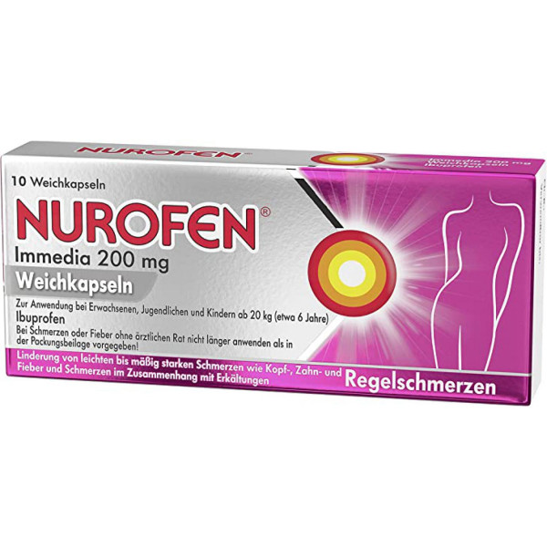 Abbildung für NUROFEN Immedia 200 mg Weichkapseln