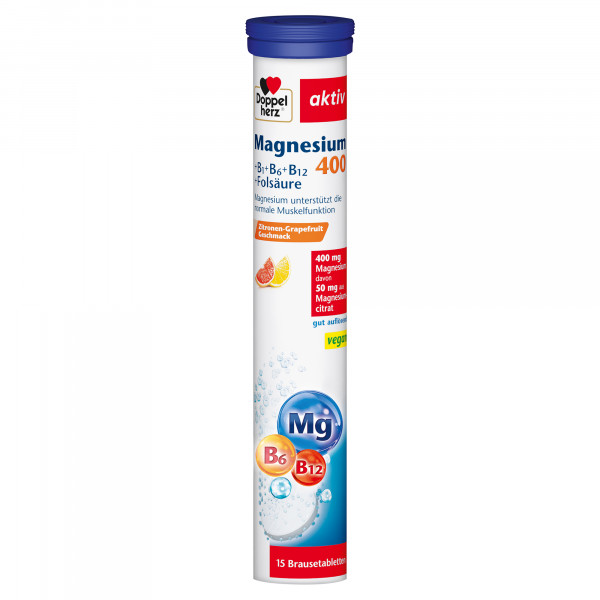 Abbildung für DOPPELHERZ Magnesium 400+B1+B6+B12+Folsäure BTA