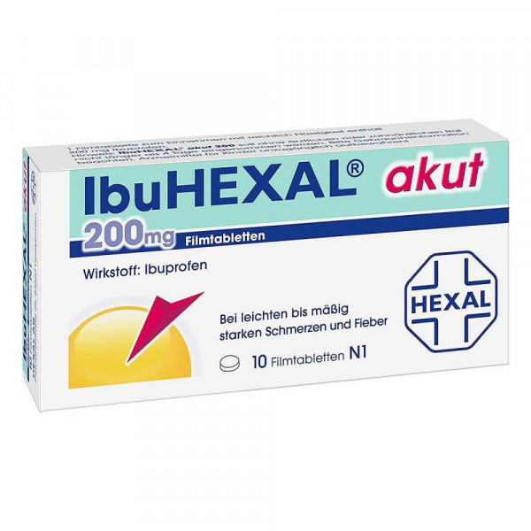 Abbildung für IBUHEXAL akut 200 Filmtabletten