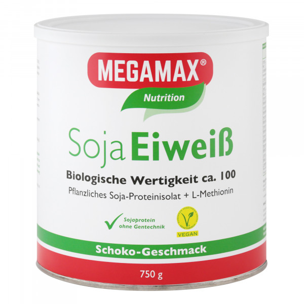Abbildung für MEGAMAX Soja Eiweiß Schoko Pulver