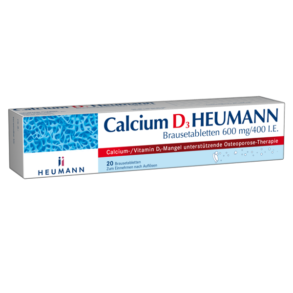 Abbildung für CALCIUM D3 Heumann Brausetabletten 600 mg/400 I.E.