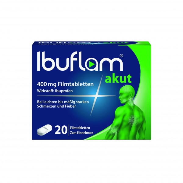 Abbildung für IBUFLAM akut 400 mg Filmtabletten