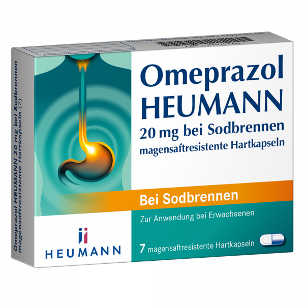 Abbildung für OMEPRAZOL Heumann 20 mg b.Sodbr.magensaftr.Hartk.