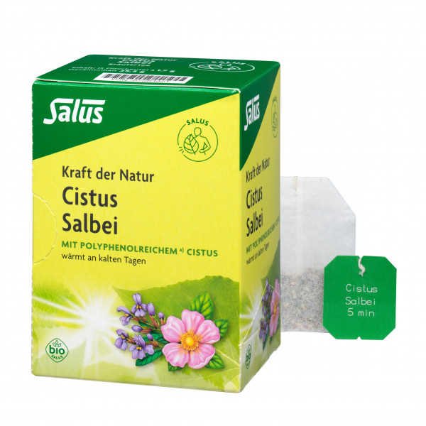 Abbildung für CISTUS SALBEI Kräutertee Kraft d.Natur Salus Fbtl. BIO