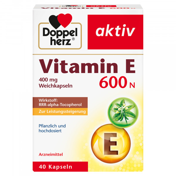 Abbildung für DOPPELHERZ Vitamin E 600 N Weichkapseln