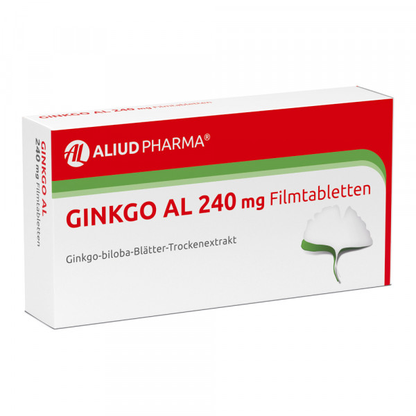 Abbildung für Ginkgo AL 240 mg Filmtabletten bei altersbedingten Gedächtniseinbußen mit leichter Demenz