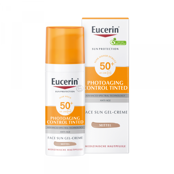 Abbildung für EUCERIN Sun CC Creme getönt mittel LSF 50+