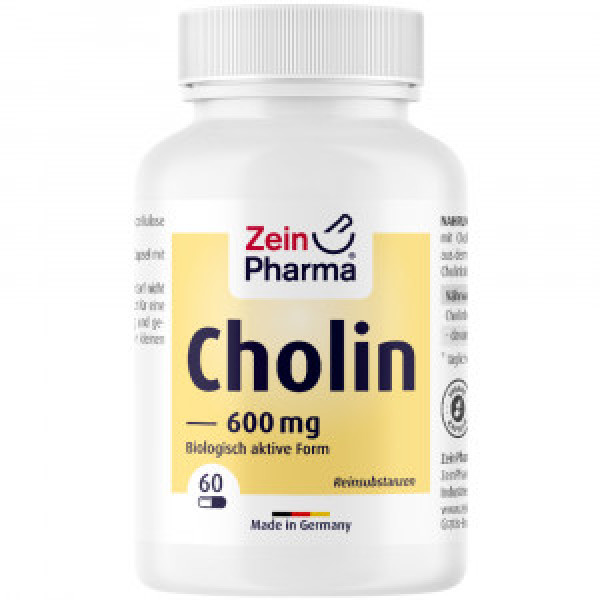 Abbildung für CHOLIN 600 mg rein aus Bitartrat veg.Kapseln