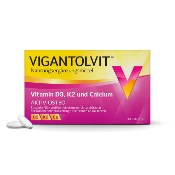 Abbildung für VIGANTOLVIT Vitamin D3 K2 Calcium Filmtabletten