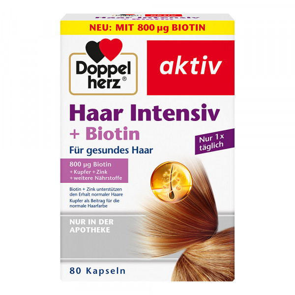 Abbildung für DOPPELHERZ Haar Intensiv+Biotin Kapseln
