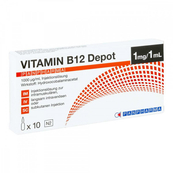 Abbildung für VITAMIN B12 DEPOT PANPHARMA 1000 μg/ml Inj.-Lsg.