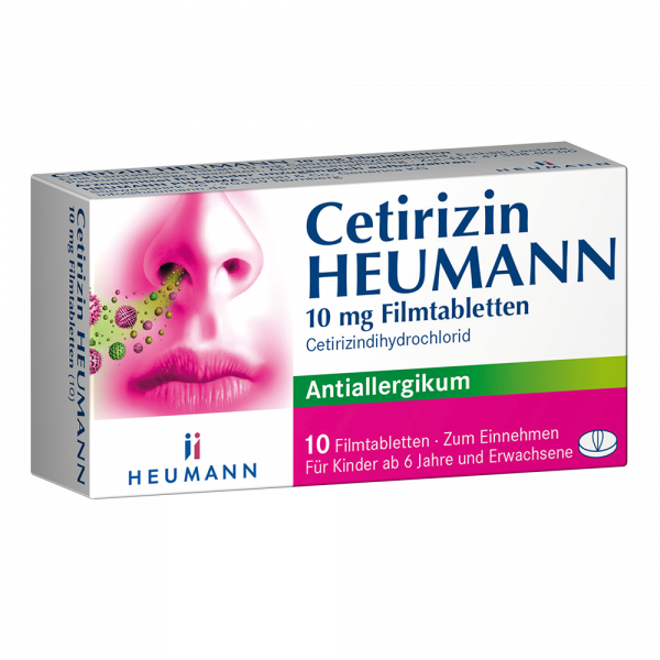 Abbildung für CETIRIZIN Heumann 10 mg Filmtabletten