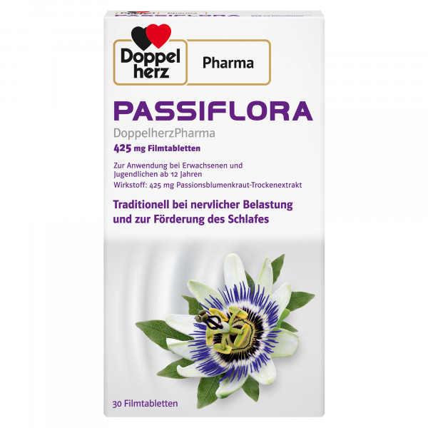 Abbildung für PASSIFLORA DOPPELHERZPHARMA 425 mg Filmtabletten