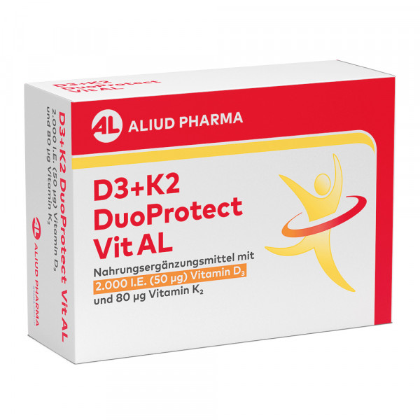 Abbildung für D3+K2 DuoProtect Vit AL 2000 I.E./80 μg Kapseln