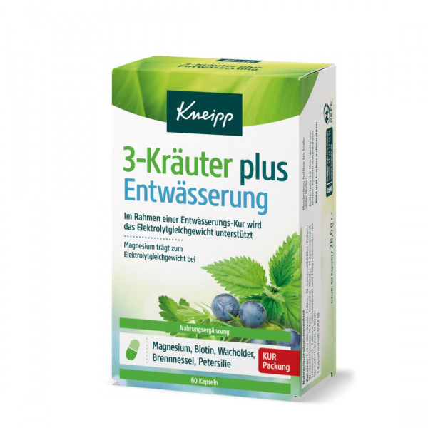Abbildung für KNEIPP 3-Kräuter plus Entwässerung Kapseln