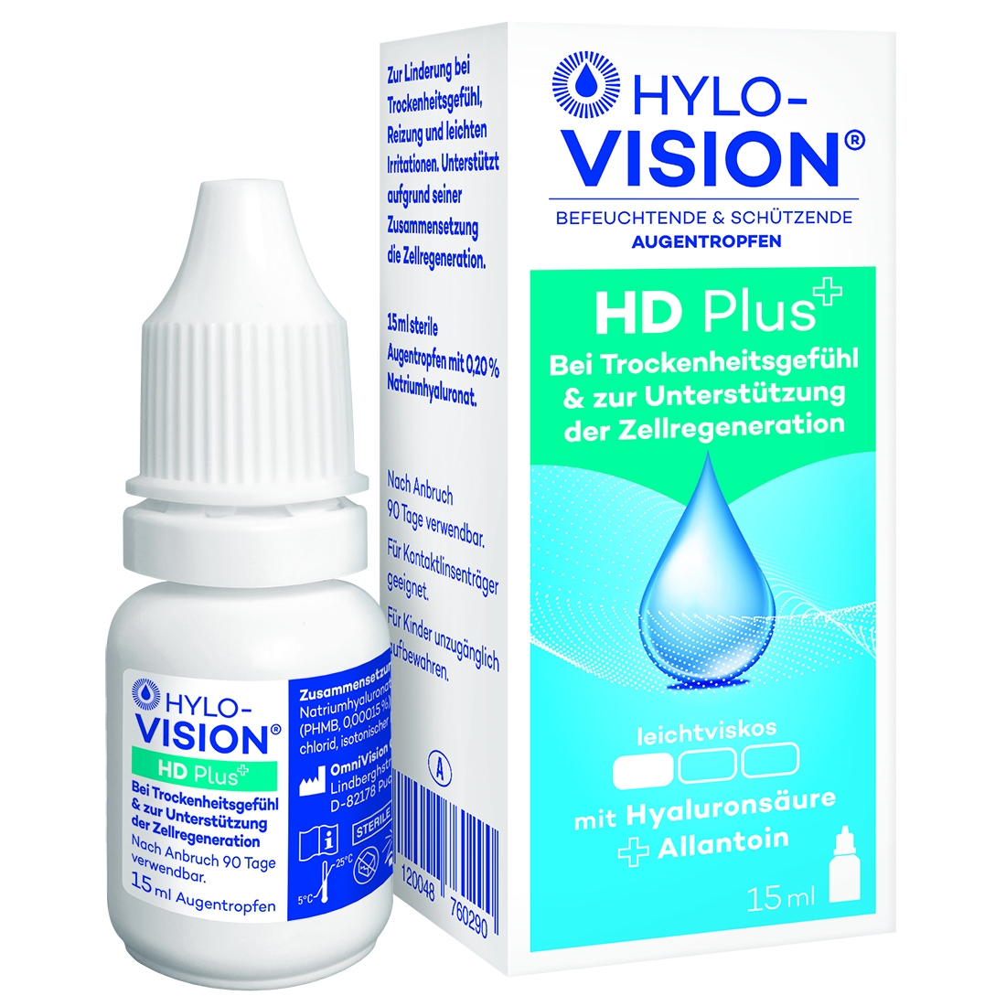 Abbildung für HYLO-VISION HD Plus Augentropfen