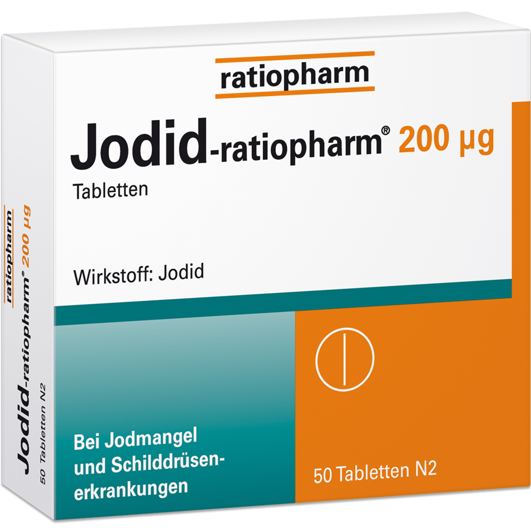 Abbildung für JODID-ratiopharm 200 μg Tabletten