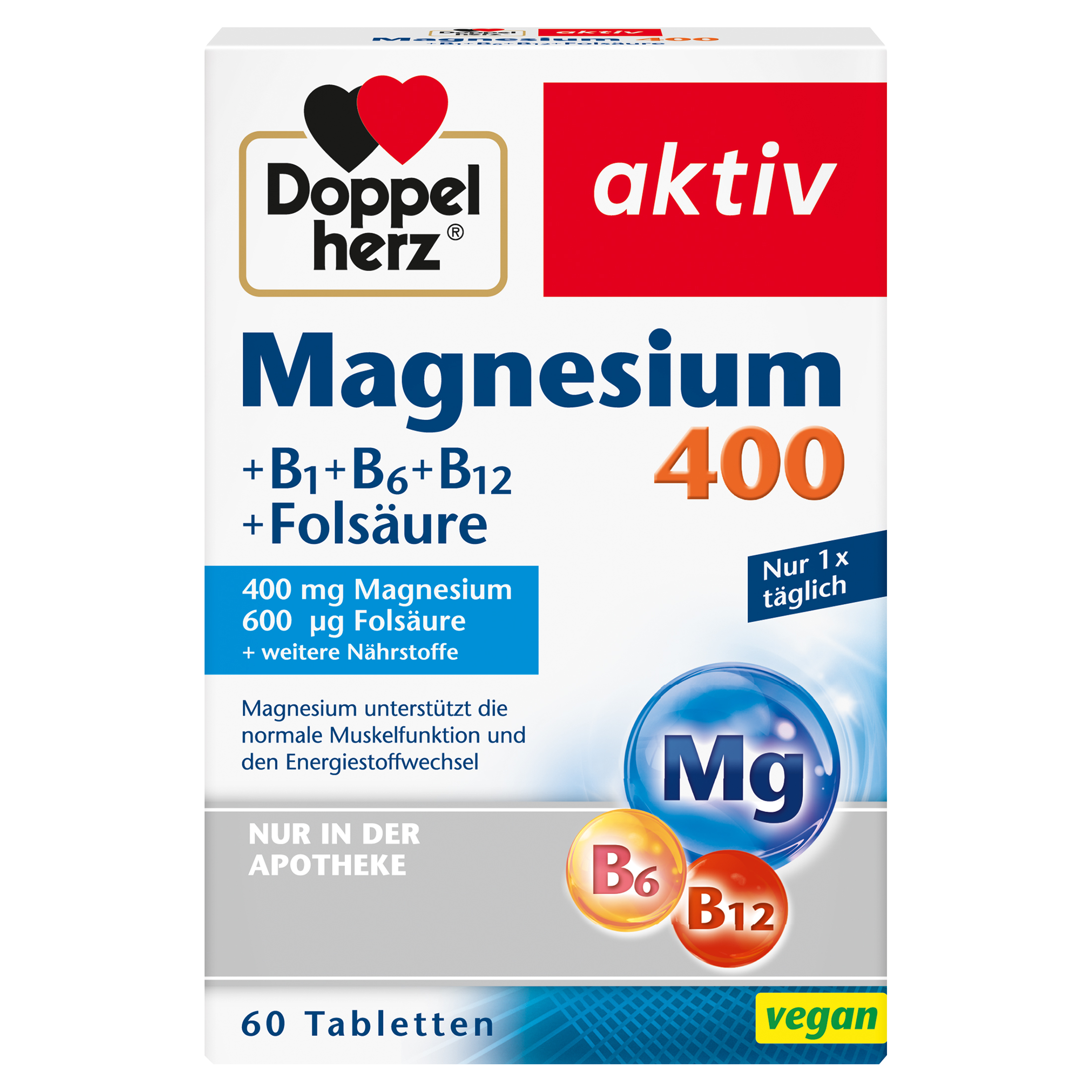 Abbildung für DOPPELHERZ Magnesium 400 mg Tabletten