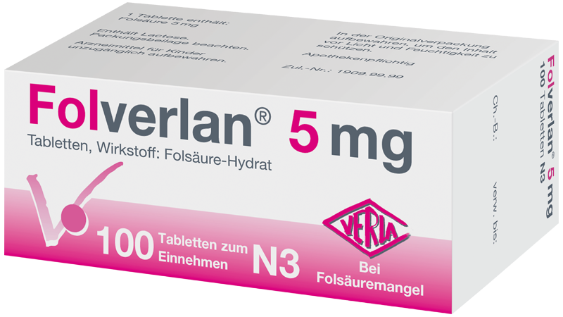 Abbildung für Folverlan® 5 mg