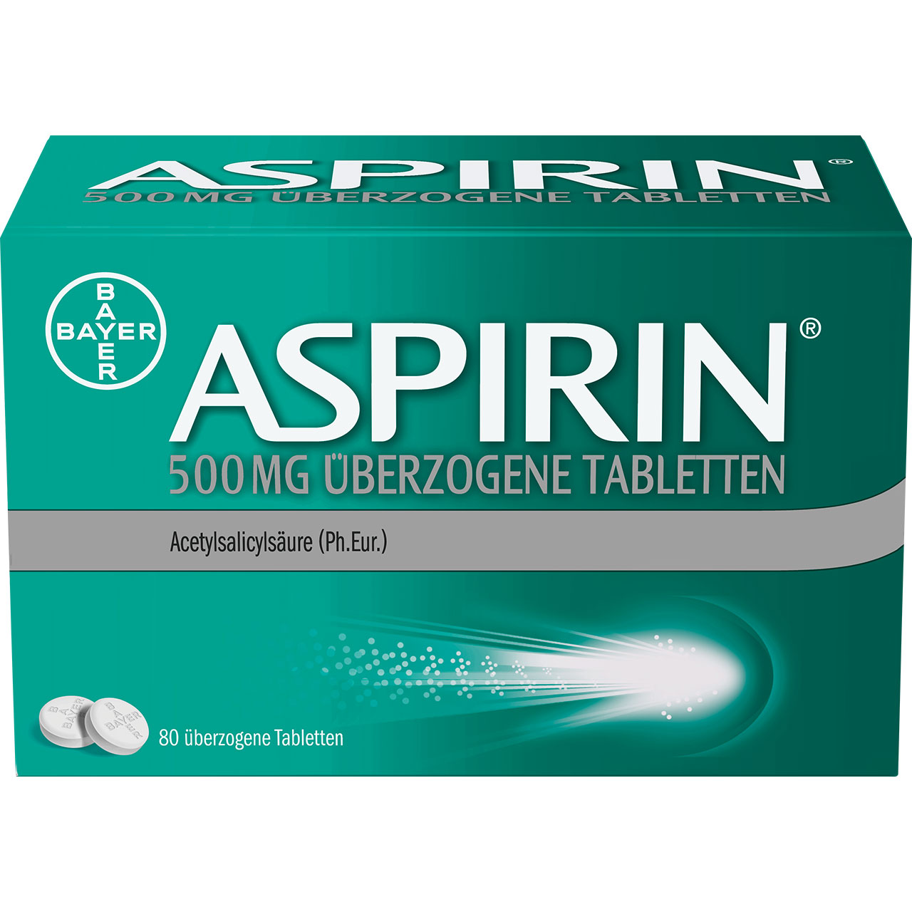 Abbildung für ASPIRIN 500 mg überzogene Tabletten