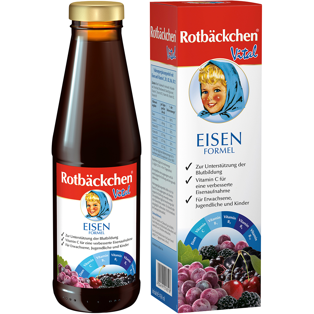 Abbildung für RABENHORST Rotbäckchen Vital Eisen Formel Saft