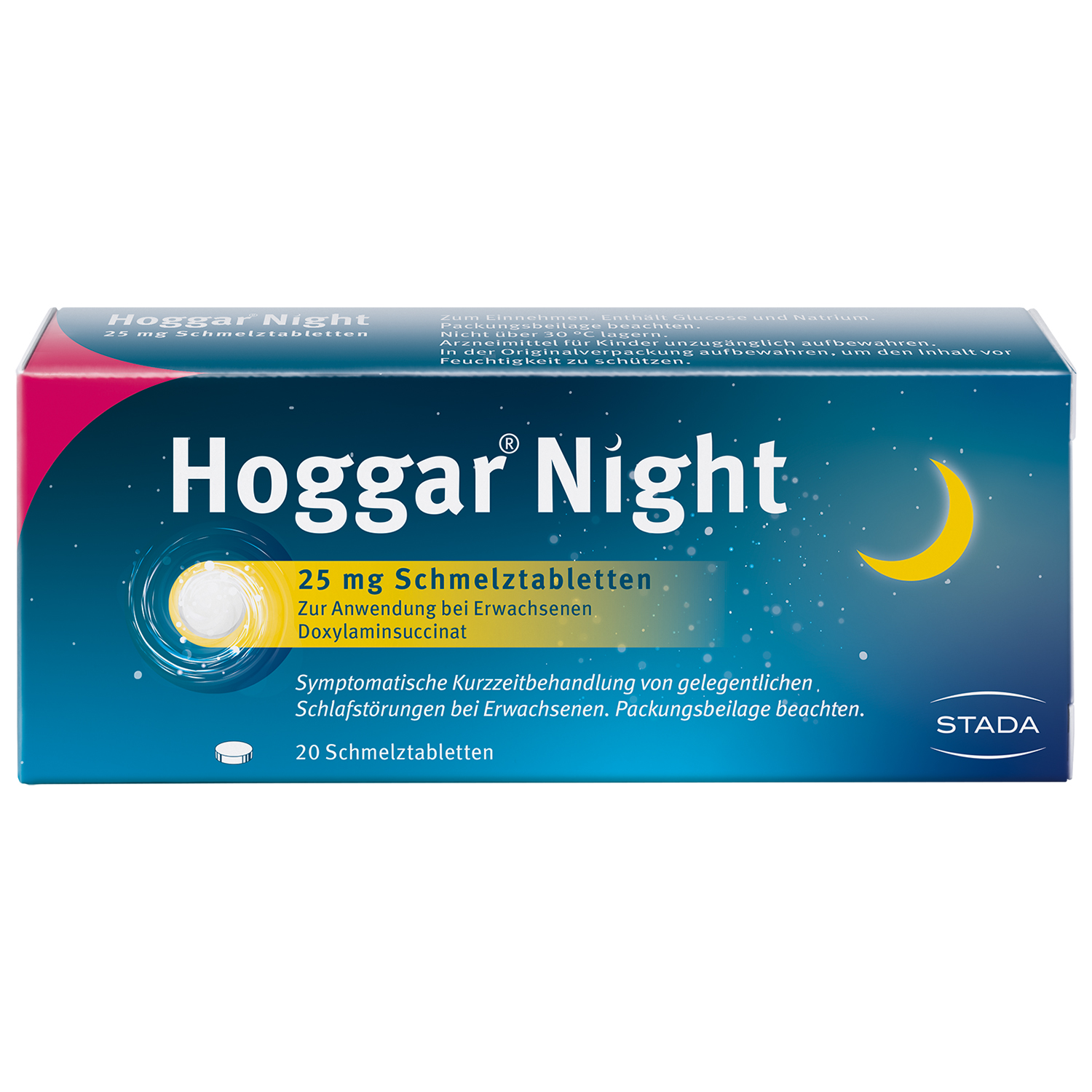 Abbildung für HOGGAR Night 25 mg Schmelztabletten